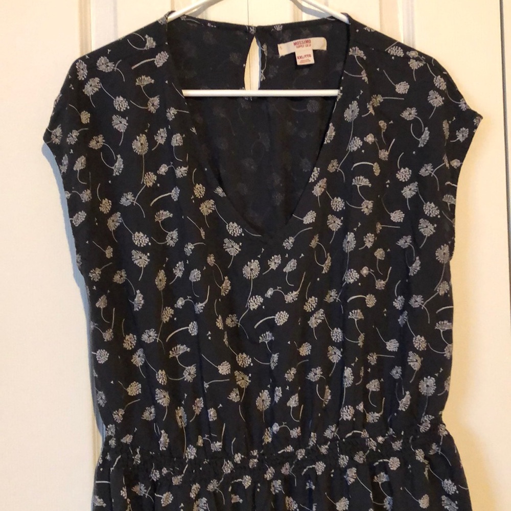Mission vneck casual dress with pockets